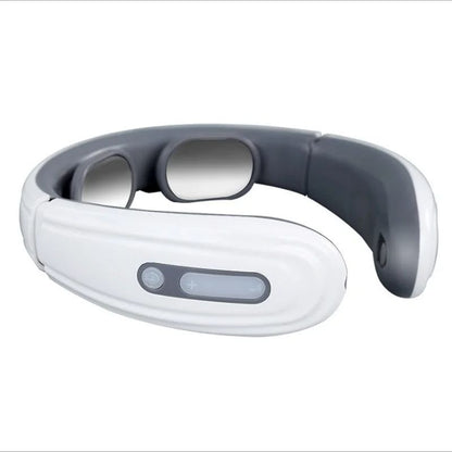 Electric Neck  Shoulder Massager 4Head Kneading With TENS Magnetic Pulse Heating For Cervical Pain  9