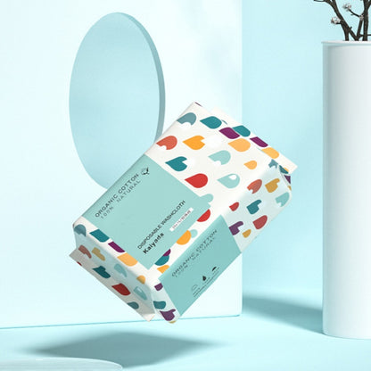Disposable Dry Cleanser Towelettes 100 Cotton Makeup Wipes For Gentle Skin Cleansing 2