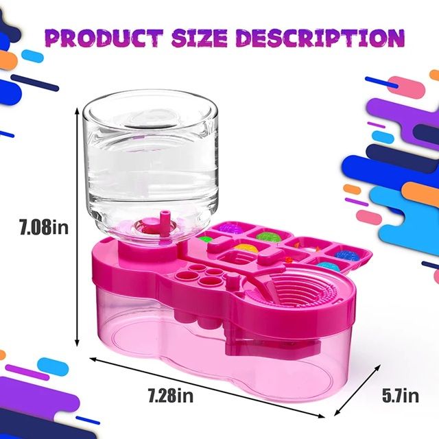SmartFlow Paint Brush Cleaner Bucket  MessFree Art Cleaning Tool For Kids  Hobbyists 3