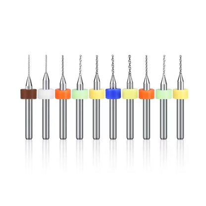 Mini Carbide PCB Drill Bit Set For Circuit Board And CNC Micro Drilling 3