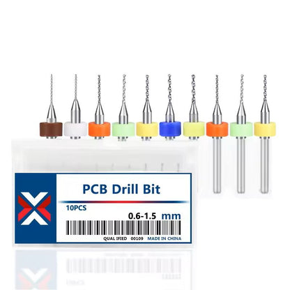 Mini Carbide PCB Drill Bit Set For Circuit Board And CNC Micro Drilling 7