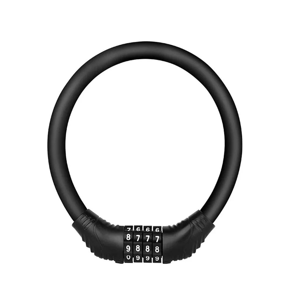 Stainless Steel Digital Code Bicycle Lock AntiTheft Cable Lock With Digit Combination Padlock For S