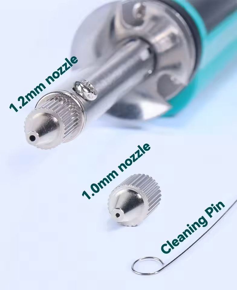 Electric Vacuum Desoldering Iron Tool Set For Soldering Repair With Suction Pump 2