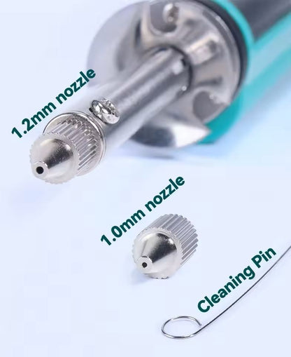 Electric Vacuum Desoldering Iron Tool Set For Soldering Repair With Suction Pump 2