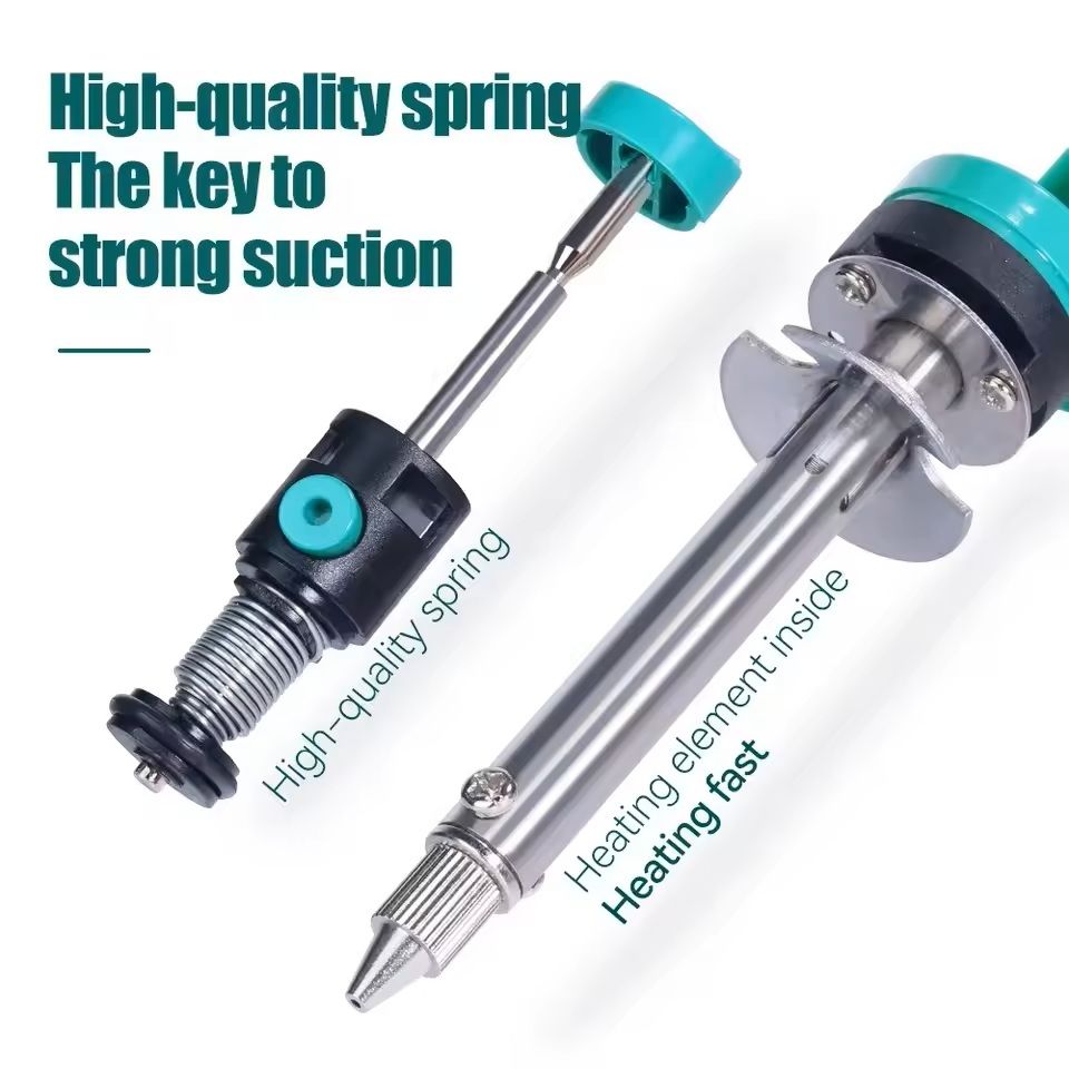 Electric Vacuum Desoldering Iron Tool Set For Soldering Repair With Suction Pump 3