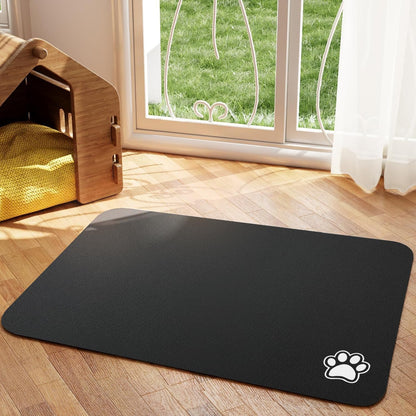 NonSlip Dog Cat Placemat Messy Drinkers Mat For Food  Water Bowls Fast Drying 6