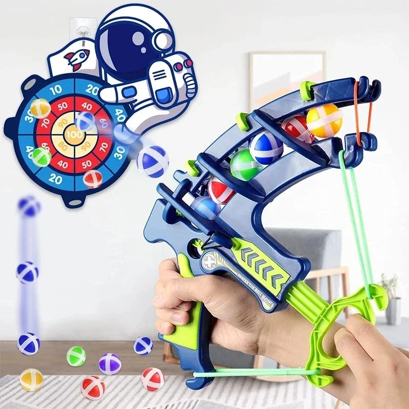 Educational Games Dart Board Baby Toy Sticky Ball Montessori Indoor Sports For Children 1