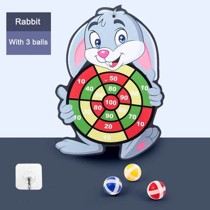 Educational Games Dart Board Baby Toy Sticky Ball Montessori Indoor Sports For Children 6