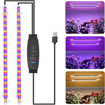 Indoor LED Grow Light USB DC5V Timer Phyto Lamp Full Spectrum Dimmable LED Light For Plants  Hydrop 7