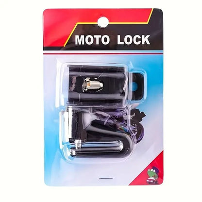Motorcycle Disc Brake Lock Anti Theft Security Durable Keyed Bike  E Bike Lock No Battery Or Electr 5