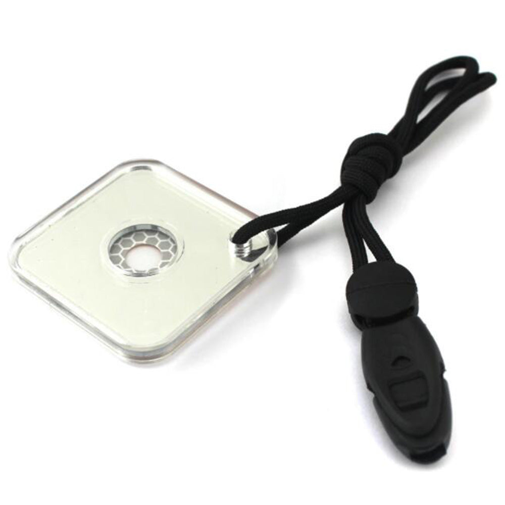 Emergency Signal Mirror Survival Reflective Mirror For Outdoor Adventures Hiking Camping  Daylight  4