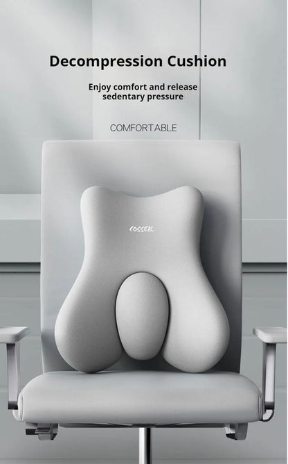 OrthoRelief Memory Foam Lumbar Cushion  Ergonomic Back Support For Car Office  Postpartum Comfort 2
