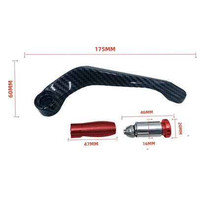 Motorcycle CNC Aluminum Handlebar Brake  Clutch Lever Handguard Shield Gear Modification Accessorie 4