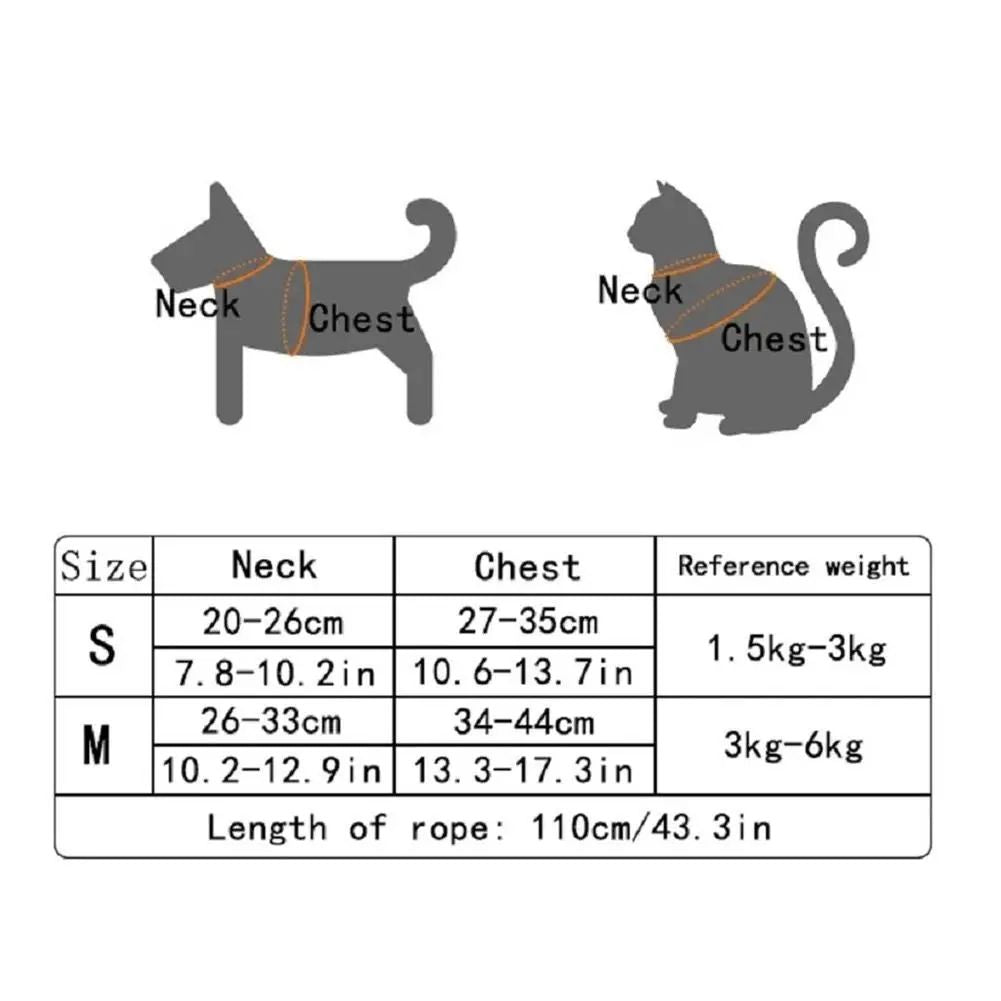 Undershirt Style Pet Leash Adjustable Cat Dog Harness Breathable Leash For Small Pet Convenient Pet 5
