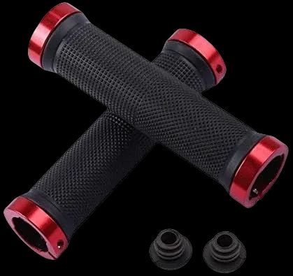 NonSlip Bicycle Rubber Grips With Double Aluminum Lock LockOn Rubber Handlebar Grips For MTB BMX  R 8