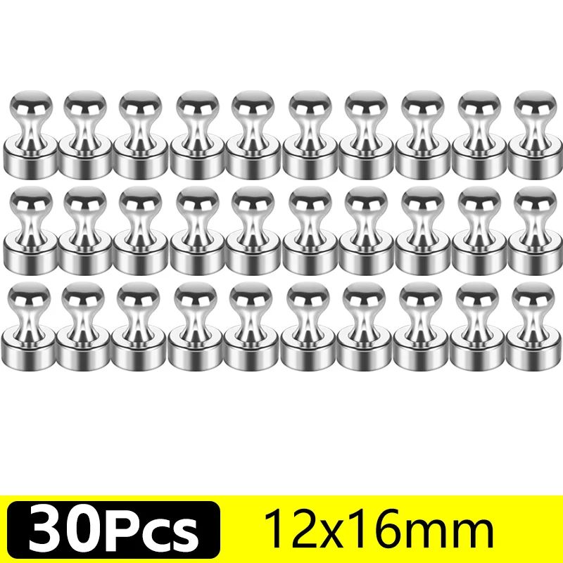 Metal Magnetic Pins  Strong Portable Magnetic Thumbtacks For Whiteboard Fridge Notes  Office Use 9