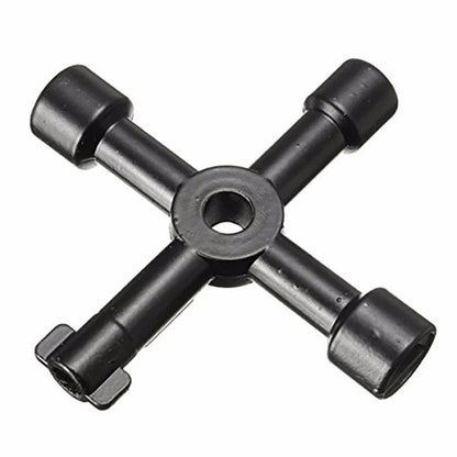 Multifunction Electrician Plumber Utility Cross Switch Wrench Universal Square  Triangle Key For Ga 2
