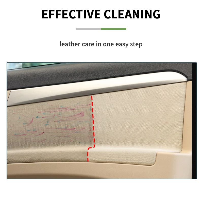 300 ML Car Interior Cleaner  Multipurpose Auto Dash Cleaning Tool For Leather Flannel Woven Fabric  2