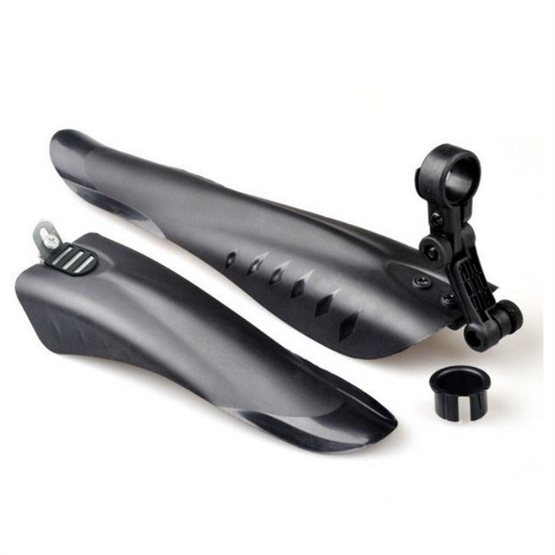 2pcs Bicycle Fenders Set PP Soft Plastic MTBDH Mudguards For Rear Shock  Splash Protection  Univers 3