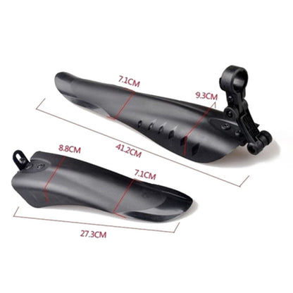 2pcs Bicycle Fenders Set PP Soft Plastic MTBDH Mudguards For Rear Shock  Splash Protection  Univers 6