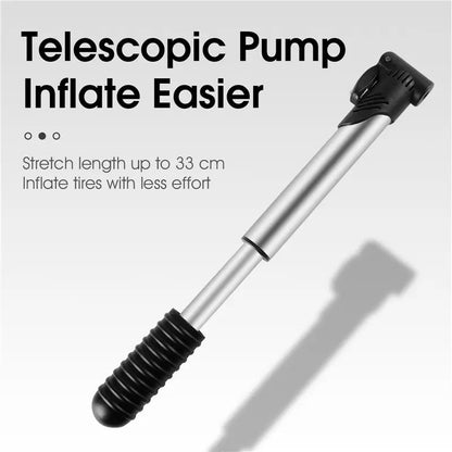 Portable Mini Bicycle Pump Cycling Hand Air Pump  Tire Inflator With SchraderPresta Valve For MTB   1