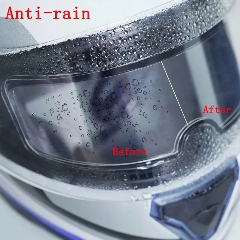 Antifog  Rainproof Film For Motorcycle Helmet Lens Durable Nano Coating Sticker For Clear Vision Es