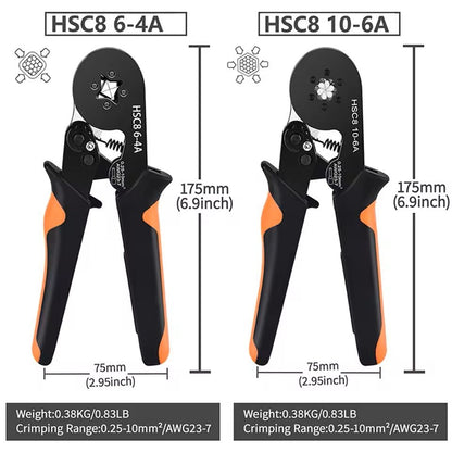 Hexagonal SelfAdjusting Wire Crimping Tool Kit For 237 AWG 5