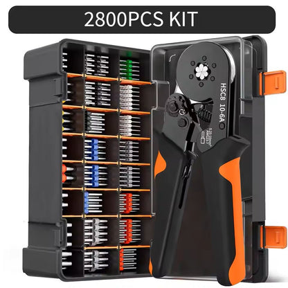 Hexagonal SelfAdjusting Wire Crimping Tool Kit For 237 AWG 15