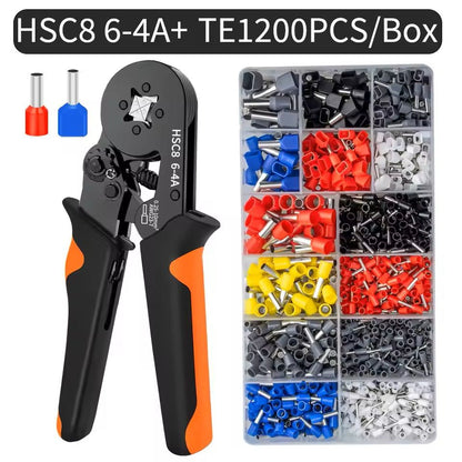 Hexagonal SelfAdjusting Wire Crimping Tool Kit For 237 AWG 11
