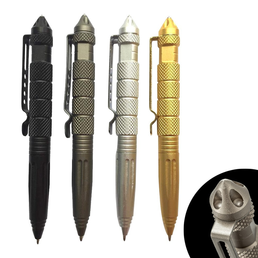 Tactical Pen For Self Defense Aviation Aluminum Glass Breaker Survival EDC Multitool Portable  Secu 2