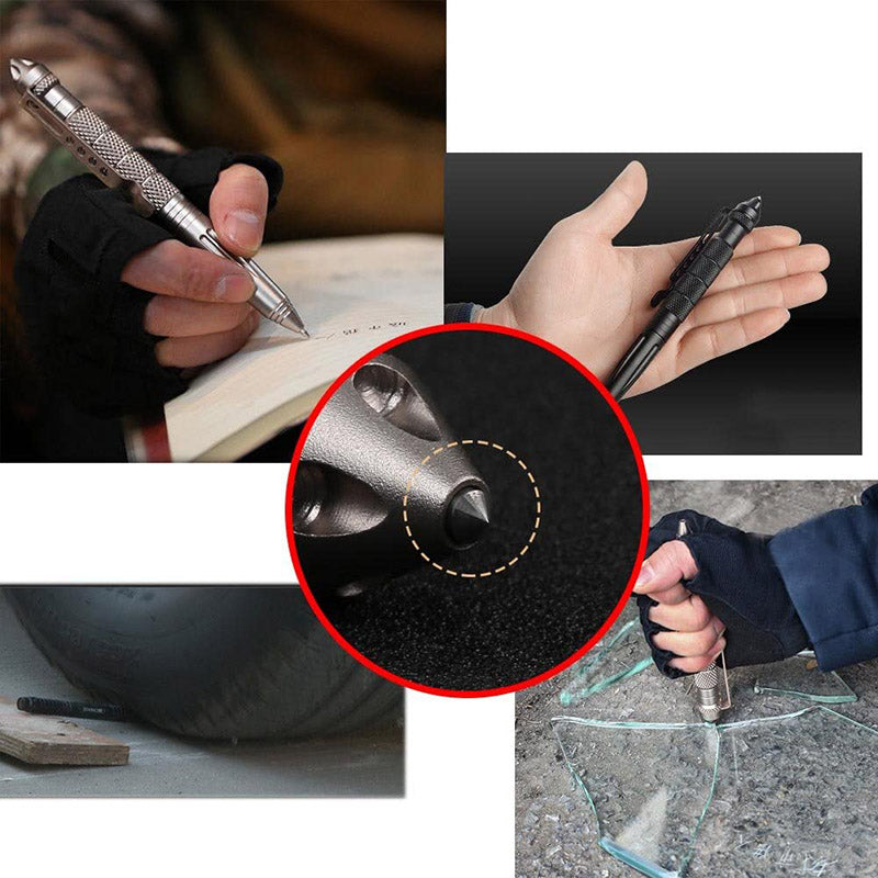 Tactical Pen For Self Defense Aviation Aluminum Glass Breaker Survival EDC Multitool Portable  Secu 1
