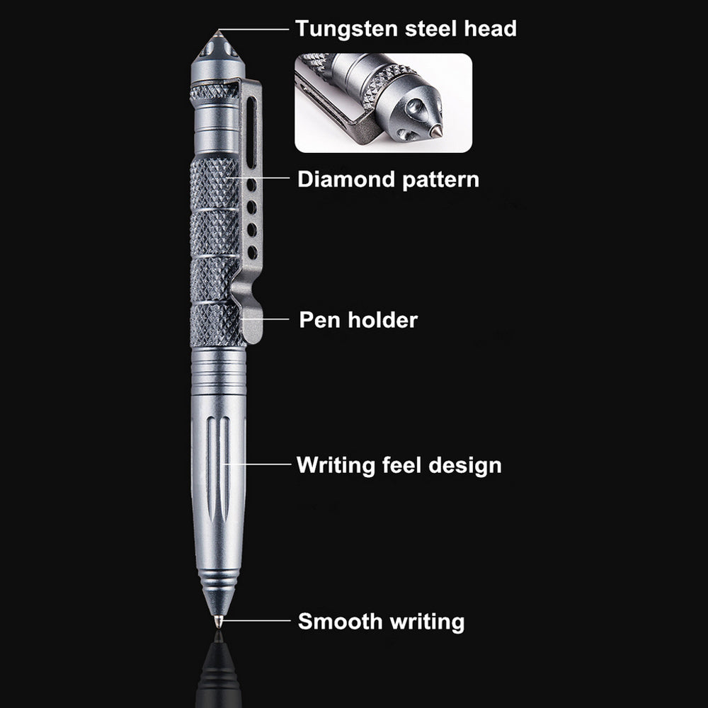 Tactical Pen For Self Defense Aviation Aluminum Glass Breaker Survival EDC Multitool Portable  Secu 3