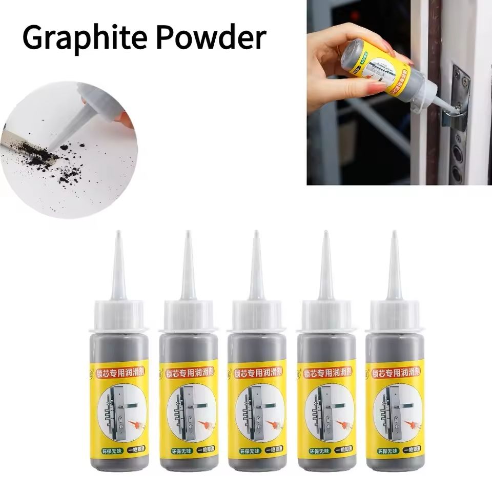 Graphite Powder Lubricant 60ml Lock and Hinge Dry Lubricant