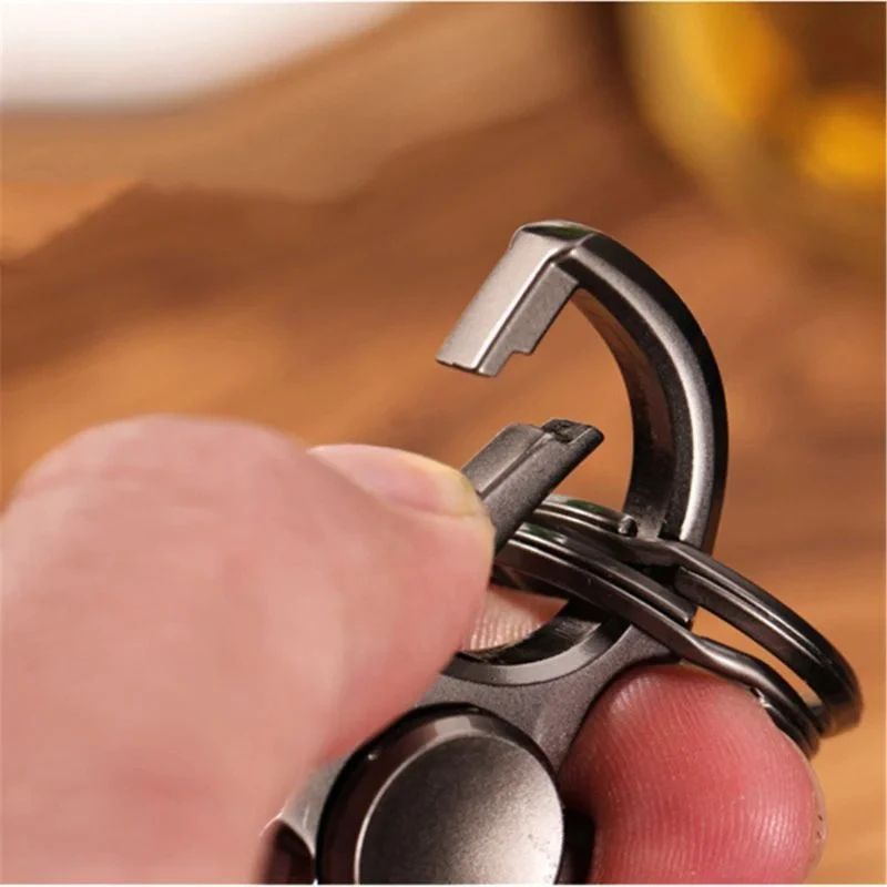 3in1 Fidget Spinner Toy AntiAnxiety Stress Reliever Keychain Bottle Opener Durable Zinc Alloy Hand  3