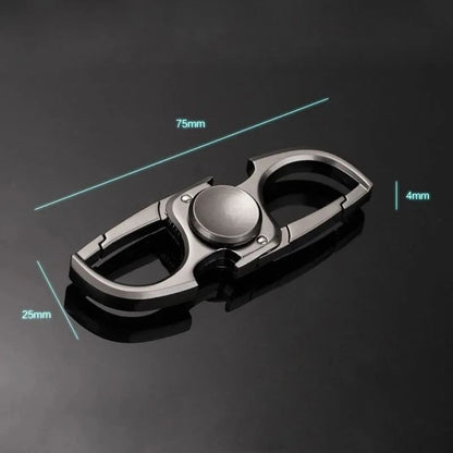 3in1 Fidget Spinner Toy AntiAnxiety Stress Reliever Keychain Bottle Opener Durable Zinc Alloy Hand  5