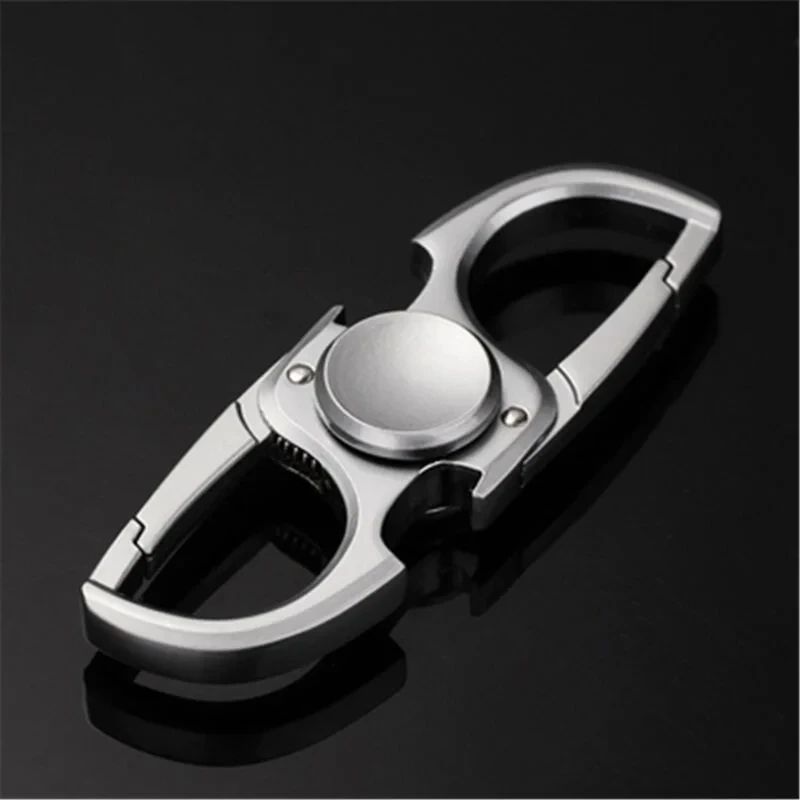 3in1 Fidget Spinner Toy AntiAnxiety Stress Reliever Keychain Bottle Opener Durable Zinc Alloy Hand  7