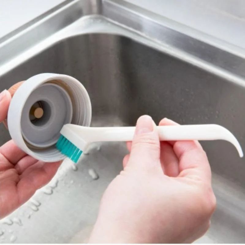 2 Pcs Set Narrow Gap Cleaning Brush Long Handle Portable Brush For Baby Bottles Household Kitchen T 2