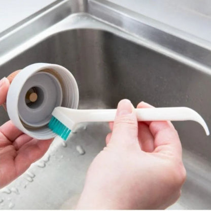 2 Pcs Set Narrow Gap Cleaning Brush Long Handle Portable Brush For Baby Bottles Household Kitchen T 2