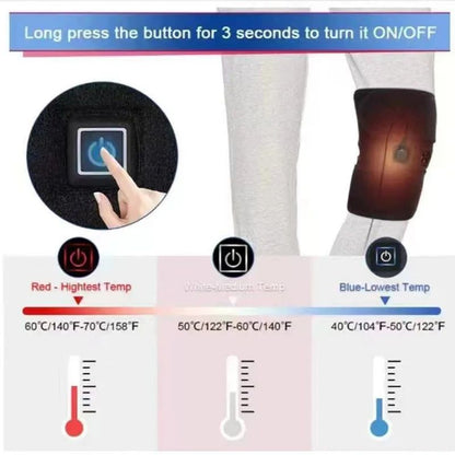 Adjustable Electric Knee Warmer Heated Knee Massage Tool Plugin Health Protection Belt 2