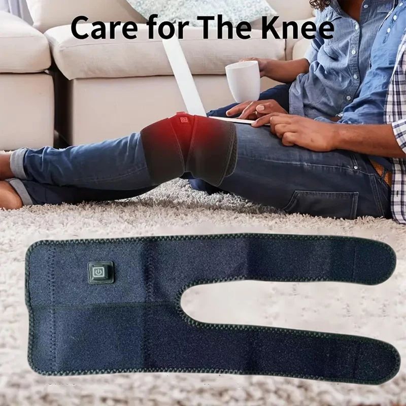 Adjustable Electric Knee Warmer Heated Knee Massage Tool Plugin Health Protection Belt 4