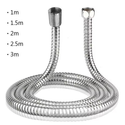 Flexible Stainless Steel Shower Hose for Bathroom Plumbing 1 to 3 Meter