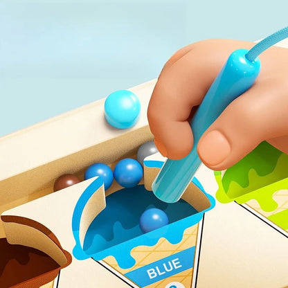 Magnetic Digital Bead Maze Children Puzzle Practice Concentration Training Game For Kids Fun Educat 1