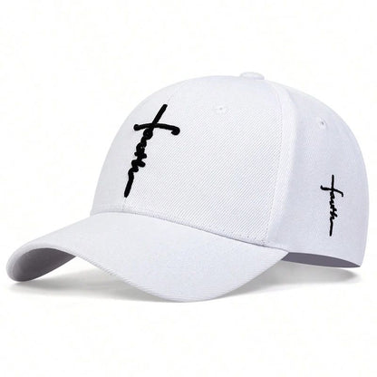 Fashion Faith Embroidery Baseball Cap Cotton Snapback Trucker Hat For Men  Women Stylish Sun Hats F 2