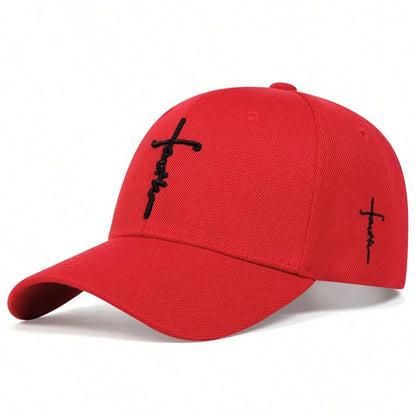 Fashion Faith Embroidery Baseball Cap Cotton Snapback Trucker Hat For Men  Women Stylish Sun Hats F 4