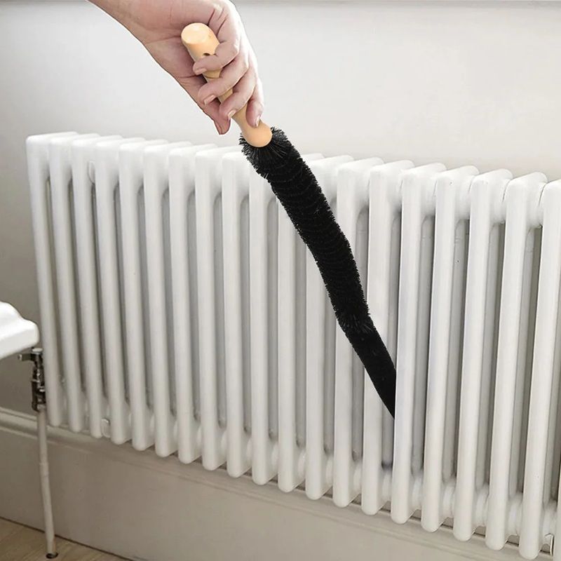 FlexiClean Radiator  Dryer Brush  Long Bendable Cleaning Tool For Tight Spaces  Hidden Dust 1