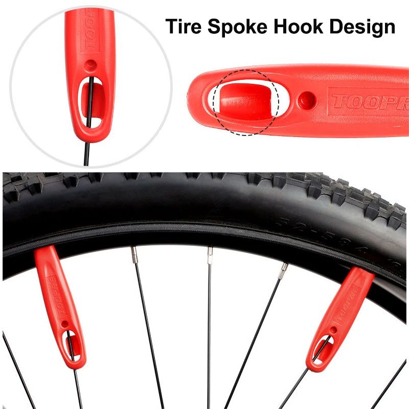 High Quality Nylon Bicycle Tire Lever Set Lightweight Pry Bar Crowbar For MTB Wheel Repair Tool Tir 5