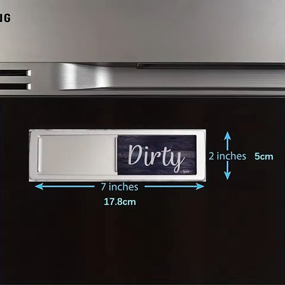 Dishwasher Magnet Clean Dirty Sign For Kitchen Organization 0