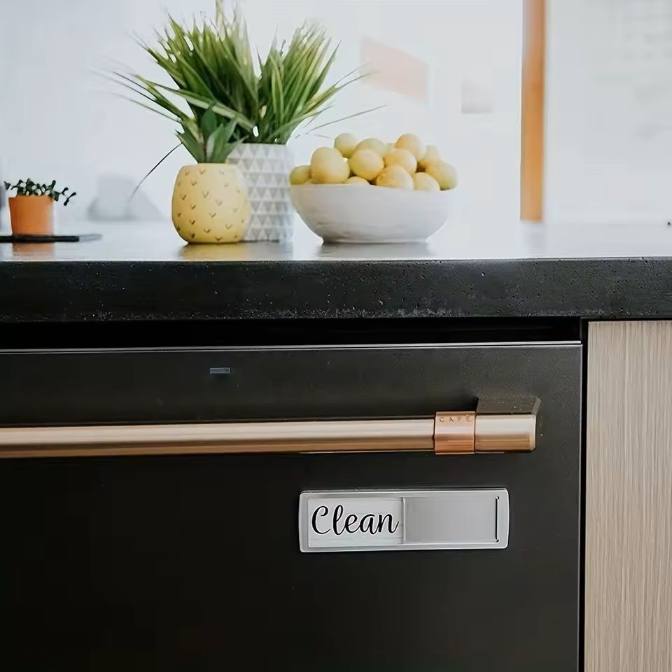 Dishwasher Magnet Clean Dirty Sign For Kitchen Organization 6