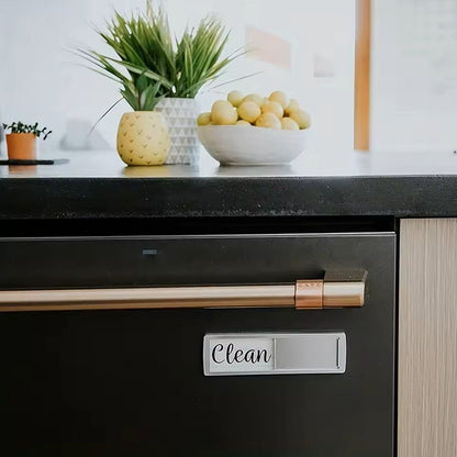 Dishwasher Magnet Clean Dirty Sign For Kitchen Organization 6