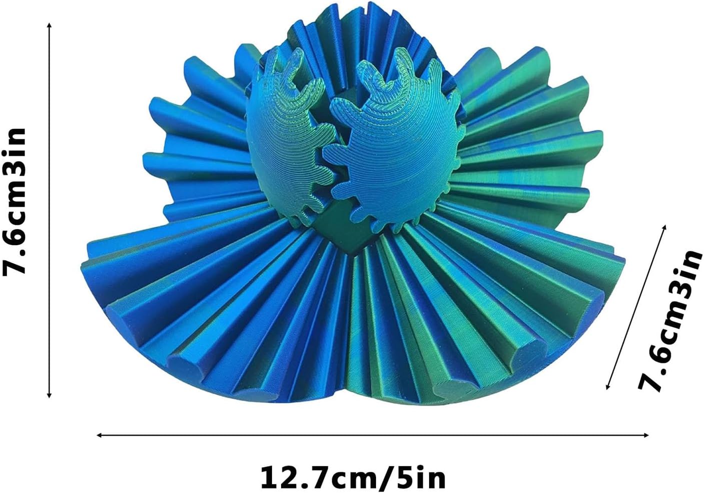 3D Printed Gear Ball Fidget Spin Ball Toy For Stress Relief  Anxiety Relaxation  Desk Activity For  5